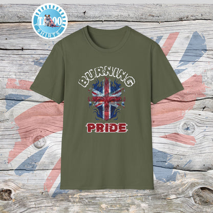 Burning British Pride | Political Statement T-shirt