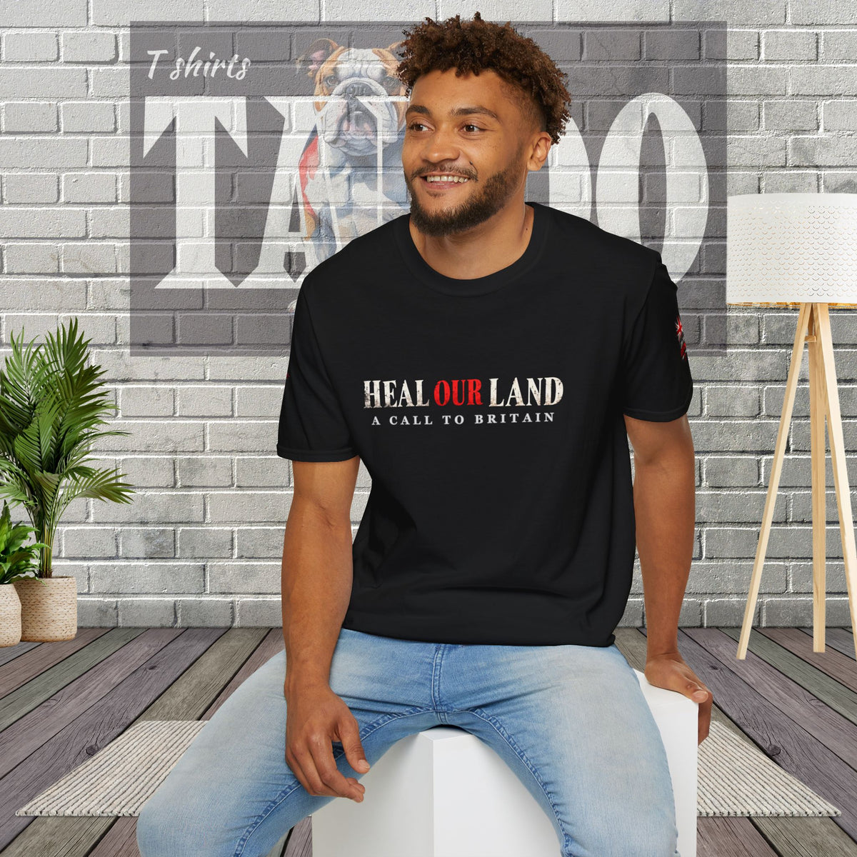 HEAL OUR LAND | 2 CHRONICLES 7:14 | Christian Patriotic T-shirt