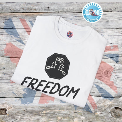 FREEDOM Unisex T-Shirt – Bold Comfort Meets Conscious Style