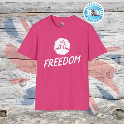 FREEDOM Unisex T-Shirt – Bold Comfort Meets Conscious Style