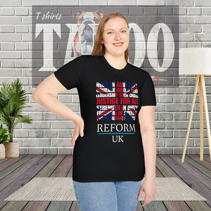 Reform UK Union Jack Politics T-Shirt