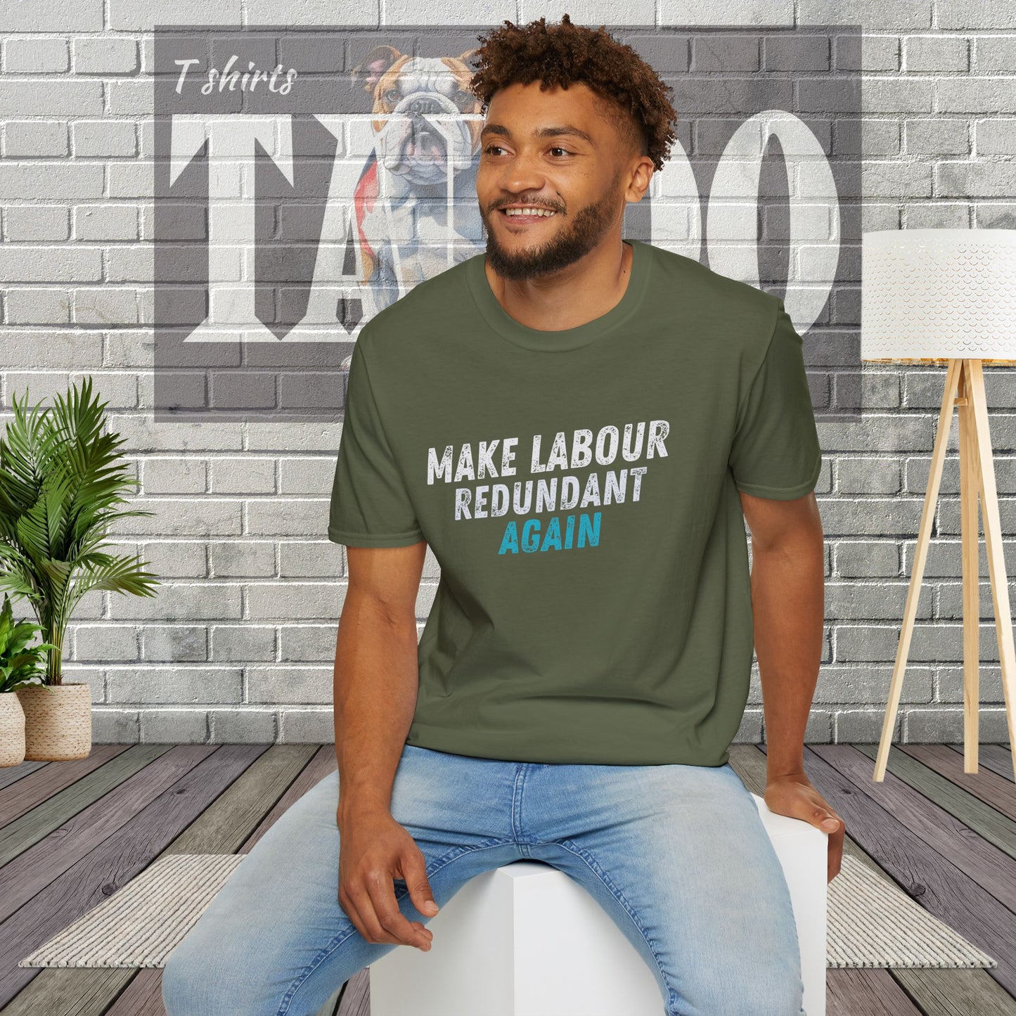 Make Labour Redundant Again T-Shirt – Bold, Political, and Unapologetic