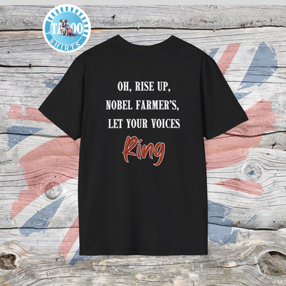 Fields of Our Future T-Shirt – The Tractor Jacks UK Farmers Statement Tee | Politics Fans