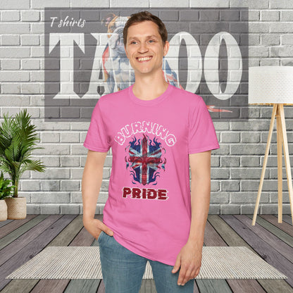Burning British Pride | Political Statement T-shirt