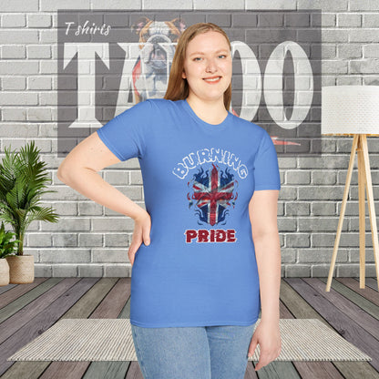 Burning British Pride | Political Statement T-shirt