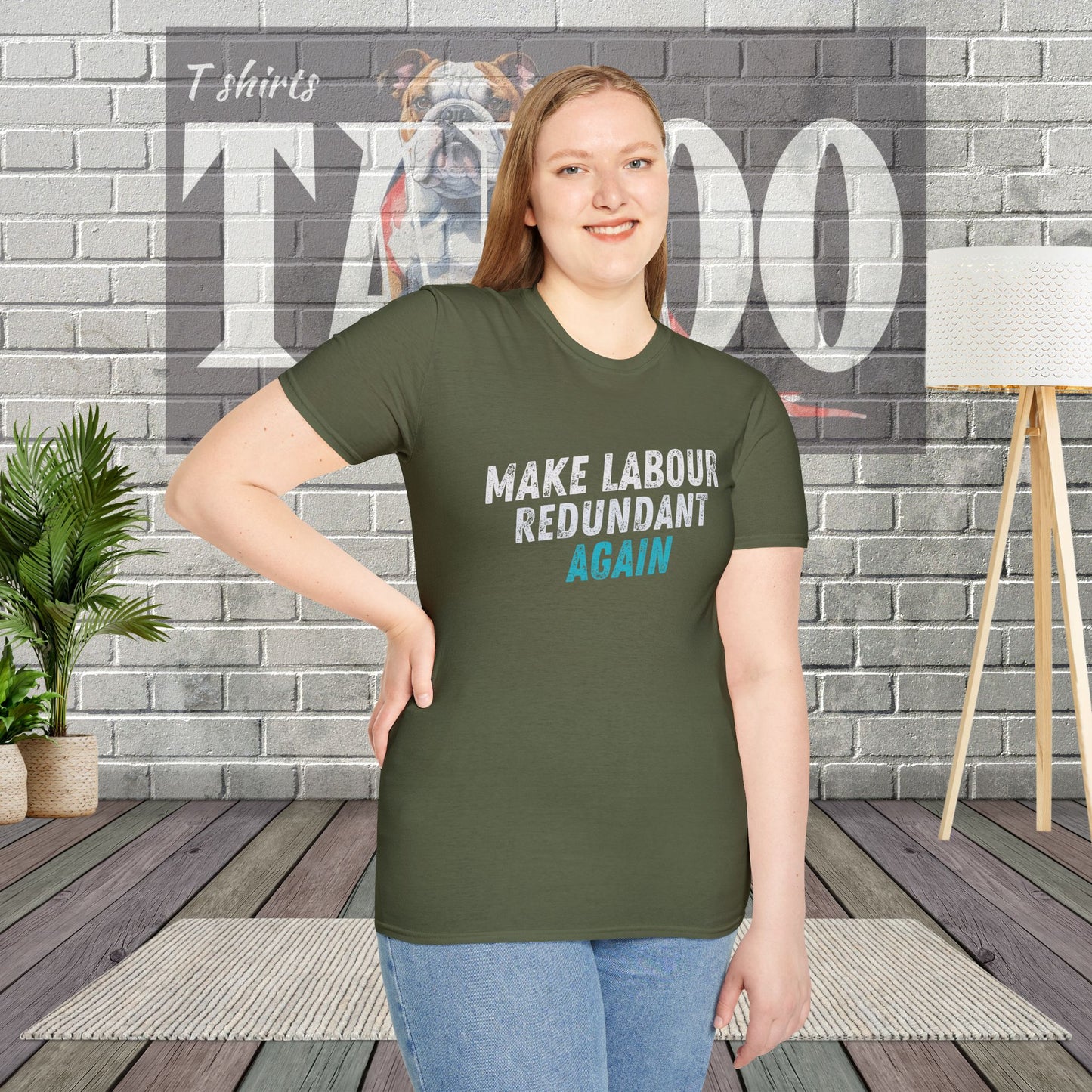 Make Labour Redundant Again T-Shirt – Bold, Political, and Unapologetic