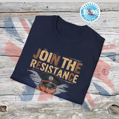 Join the Resistance T-Shirt – "Scotland" Rallying, Patriotic Call To Action Shirt
