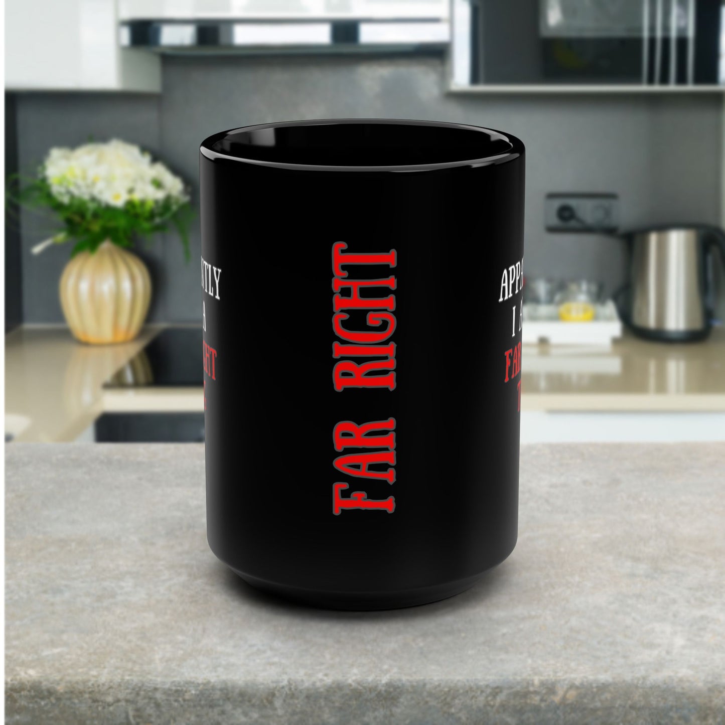 "Far Right Thug" Political Ceramic Coffee Mug – UK Politics Fans