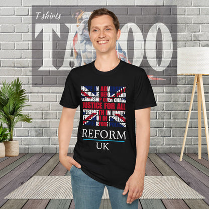 Reform UK Union Jack Politics T-Shirt