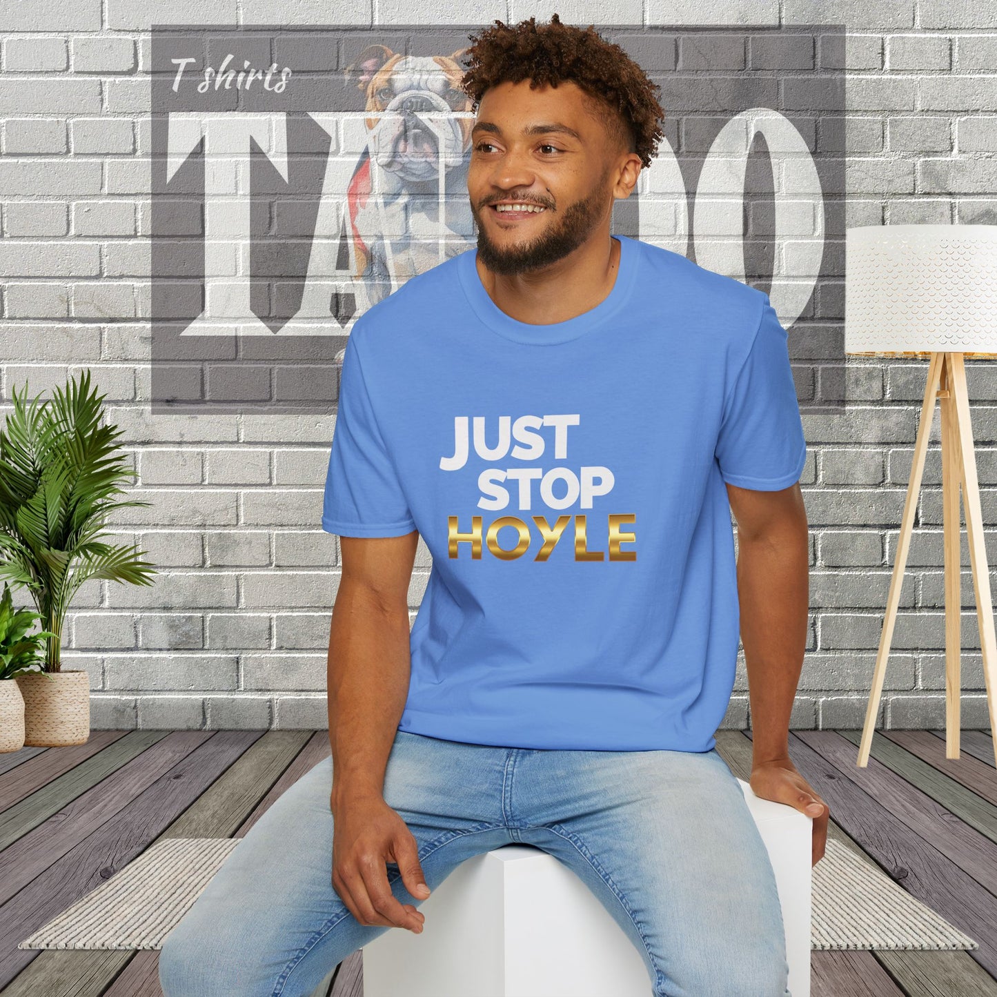 Just Stop Hoyle T-Shirt – Bold, Political, and Unapologetic