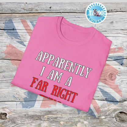 "Far Right Thug" Political T-Shirt – Tee for UK Politics Fans