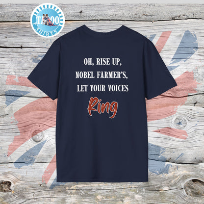 Fields of Our Future T-Shirt – The Tractor Jacks UK Farmers Statement Tee | Politics Fans