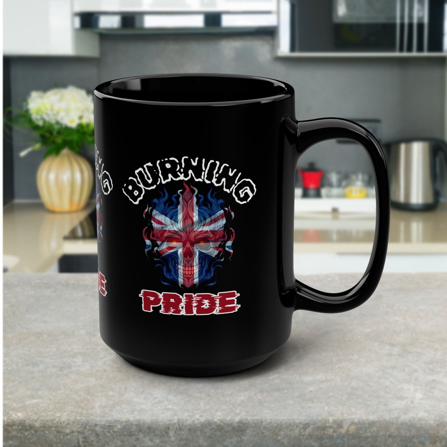 Burning British Pride | Political Statement Ceramic Coffee Mug