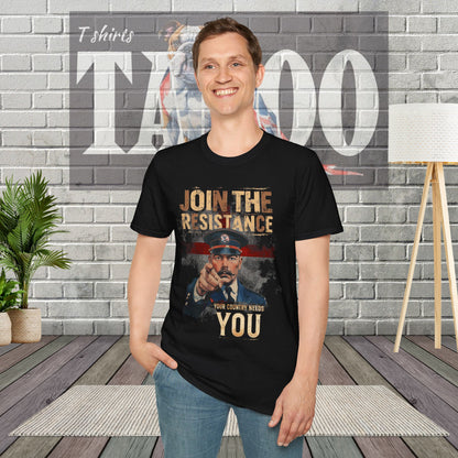Join the Resistance T-Shirt – Rallying, Patriotic Call To Action Shirt
