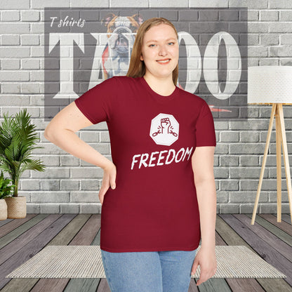FREEDOM Unisex T-Shirt – Bold Comfort Meets Conscious Style