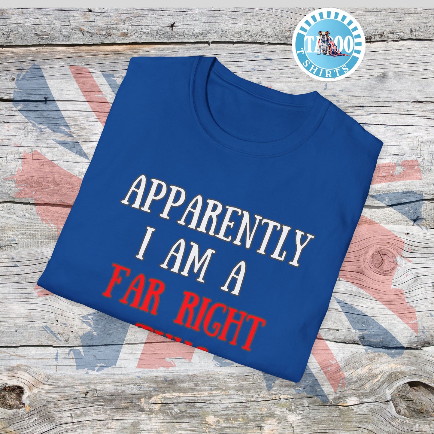 "Far Right Thug" Political T-Shirt – Tee for UK Politics Fans