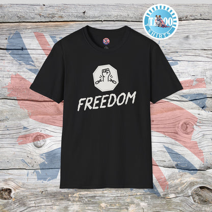 FREEDOM Unisex T-Shirt – Bold Comfort Meets Conscious Style