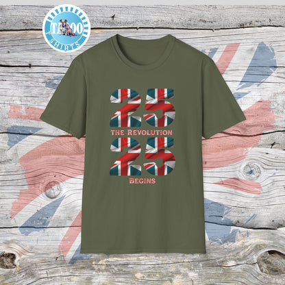 Reform 25 25 The Revolution Begins T-Shirt | Local Elections 2/5/25