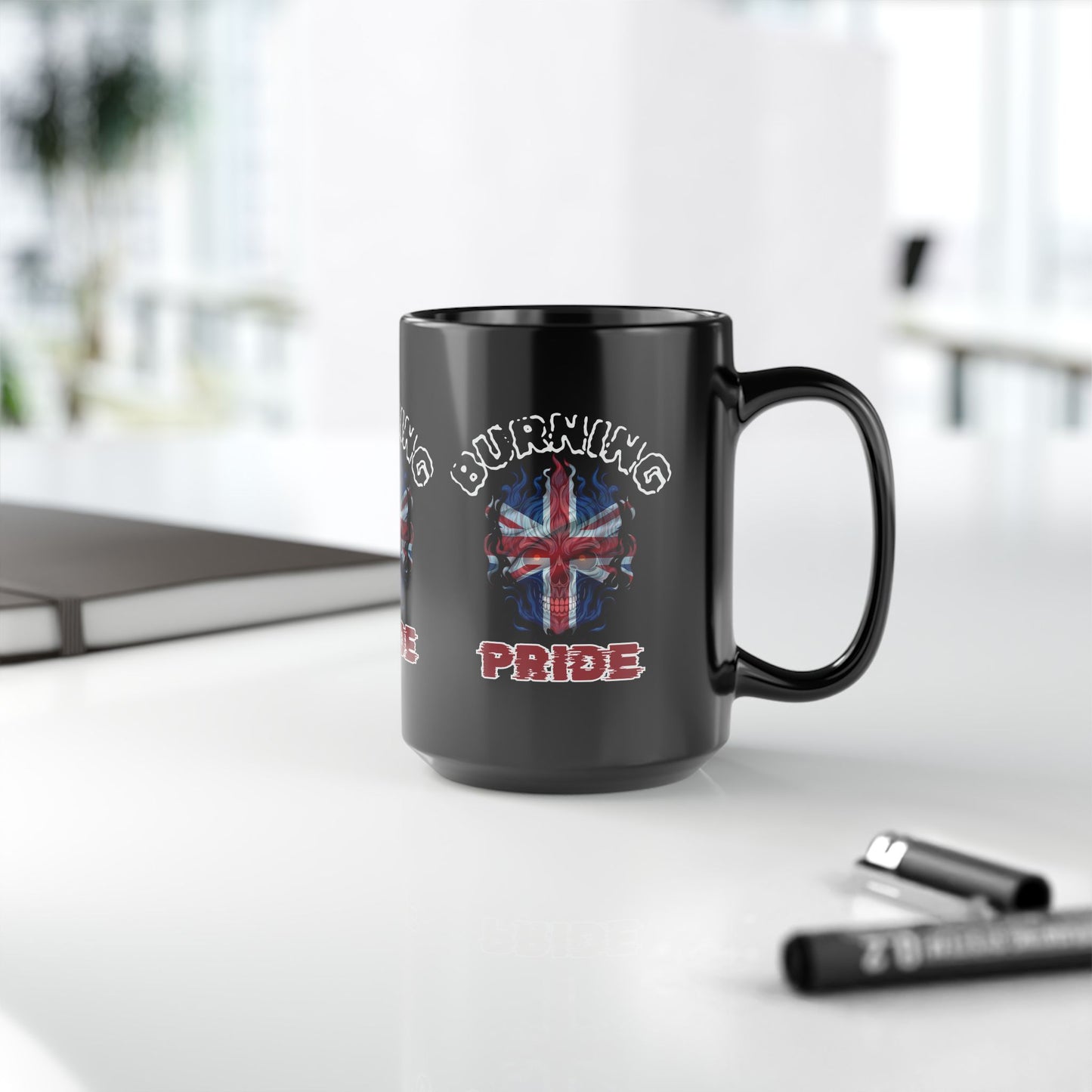 Burning British Pride | Political Statement Ceramic Coffee Mug