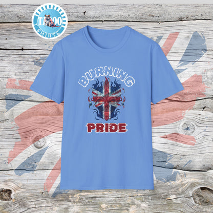 Burning British Pride | Political Statement T-shirt
