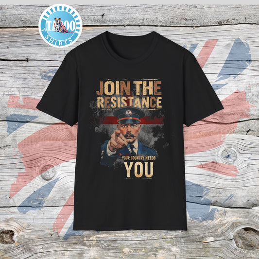 Join the Resistance T-Shirt – Rallying, Patriotic Call To Action Shirt