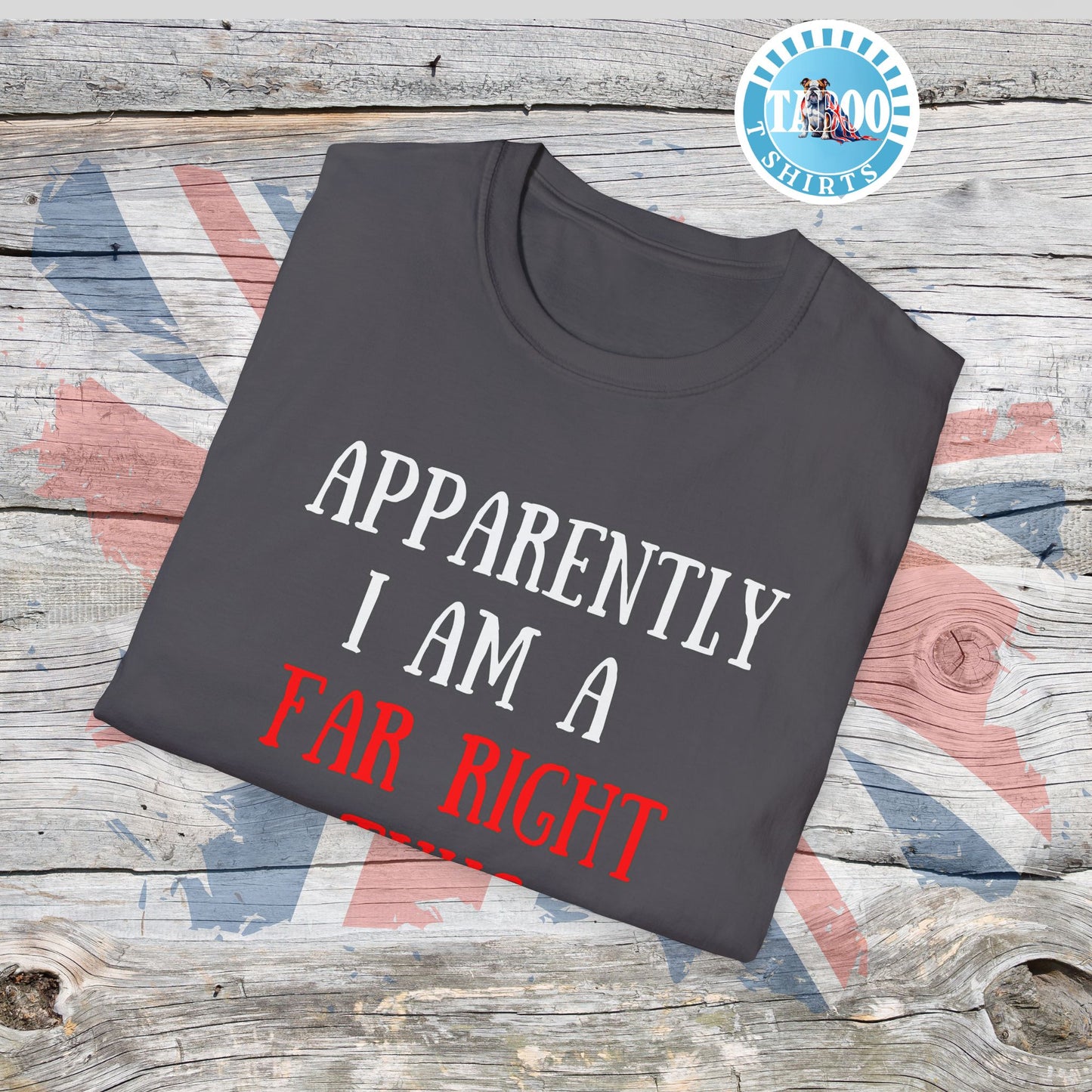 "Far Right Thug" Political T-Shirt – Tee for UK Politics Fans