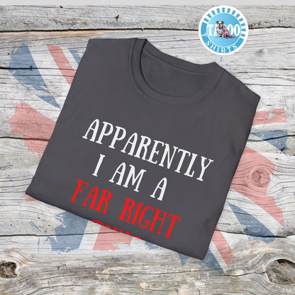 "Far Right Thug" Political T-Shirt – Tee for UK Politics Fans