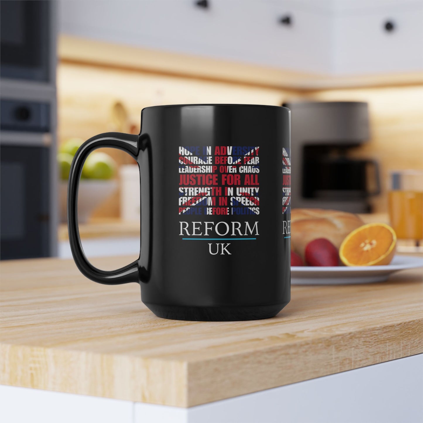 Reform UK Union Jack Politics Ceramic Coffee Mug